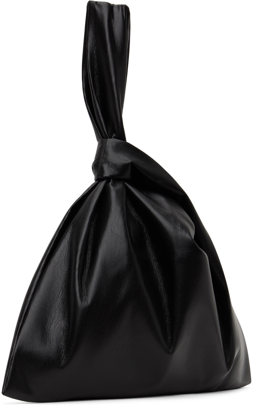 Nanushka Black Jen Large Alt-Leather Clutch