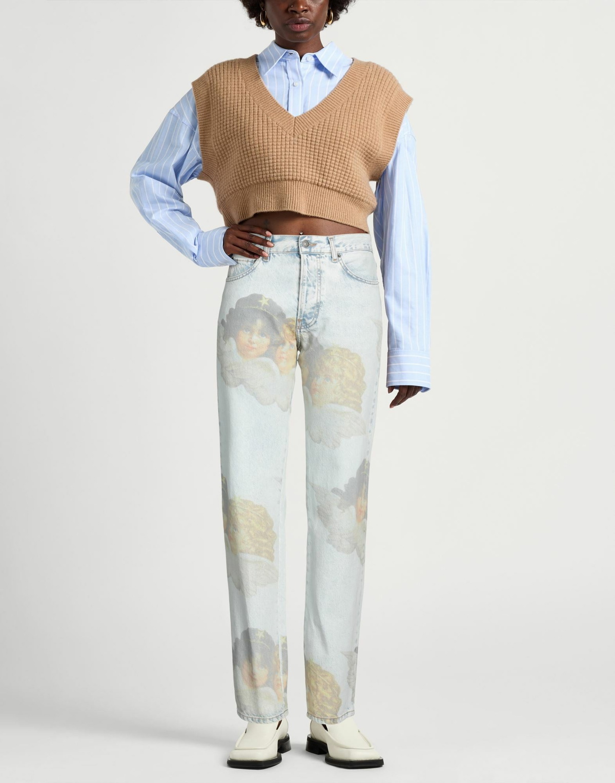 Fiorucci Womens Jeans in Blue
