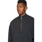 Han Kjobenhavn Black Half-Zip Sweatshirt