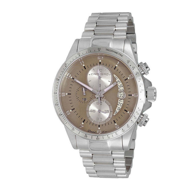 Photo: Torino Carrero Winner Circle Chronograph Quartz Brown Dial Mens Watch JCISS101LBN