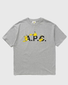 A.P.C. T Shirt Pokémon Pikachu H Grey - Mens - Shortsleeves