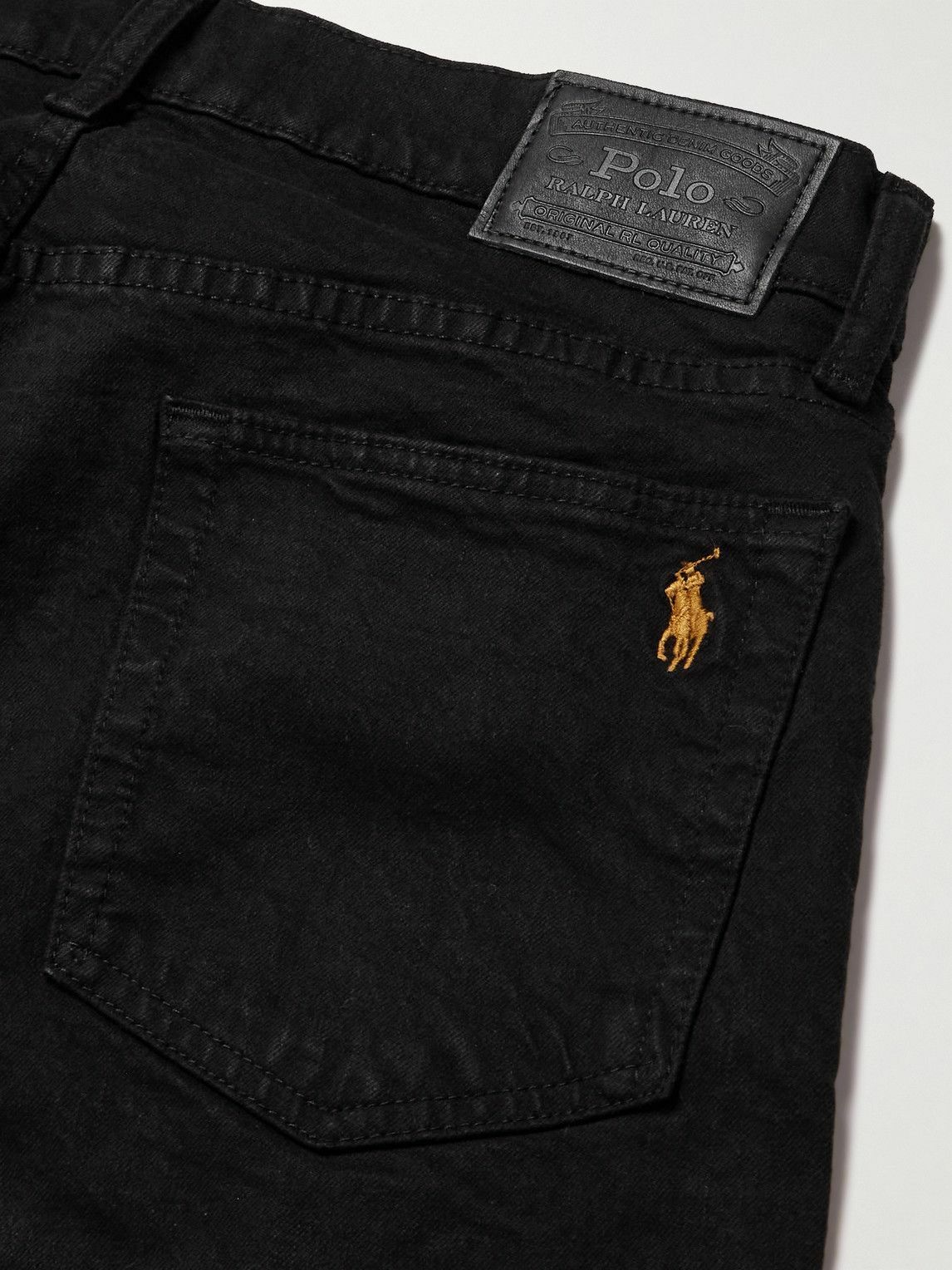 Polo Ralph Lauren - Slim-Fit Straight-Leg Jeans - Black Polo Ralph