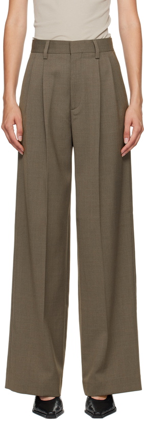 Photo: Filippa K Taupe Darcey Wool Trousers