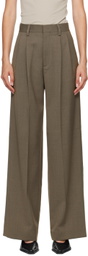Filippa K Taupe Darcey Wool Trousers