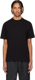 Hugo Black Gradient-Logo Cotton Jersey T-shirt