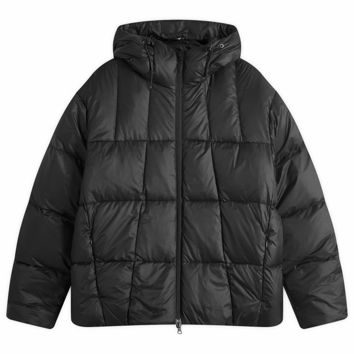 Photo: Uniform Bridge Men's AE Utility Duck Down Parka Jacket in Black