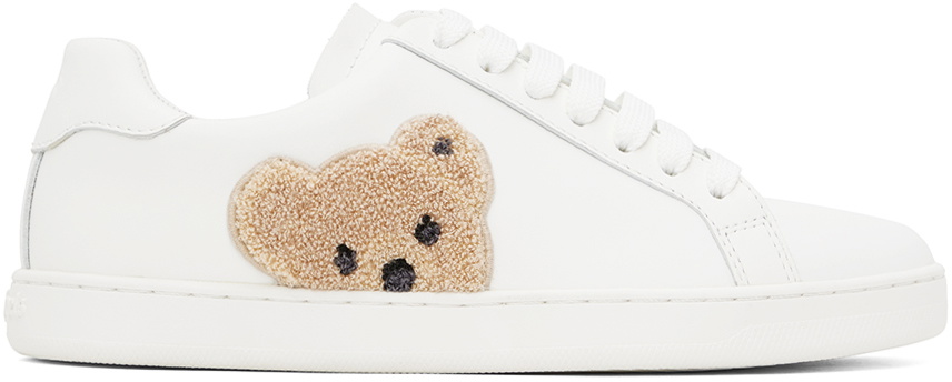 Palm Angels White New Teddy Bear Sneakers Palm Angels display picture 2