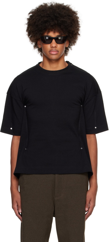 Photo: Karmuel Young Black Square Second Skin XY-Plane Vacuum T-shirt