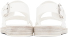 Ann Demeulemeester White Lore Flat Sandals