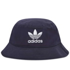 Adidas Men's Trefoil Bucket Hat in Shadow Navy