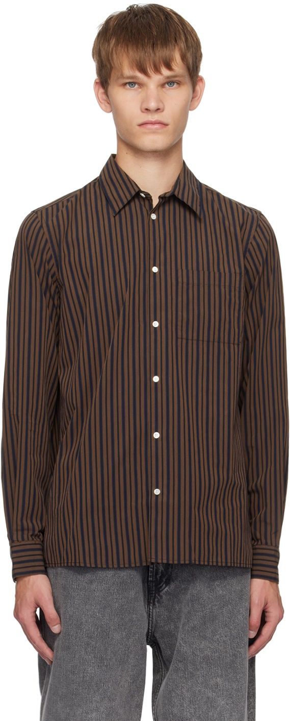 Photo: ANOTHER ASPECT Brown 'Another Shirt 3.0' Shirt