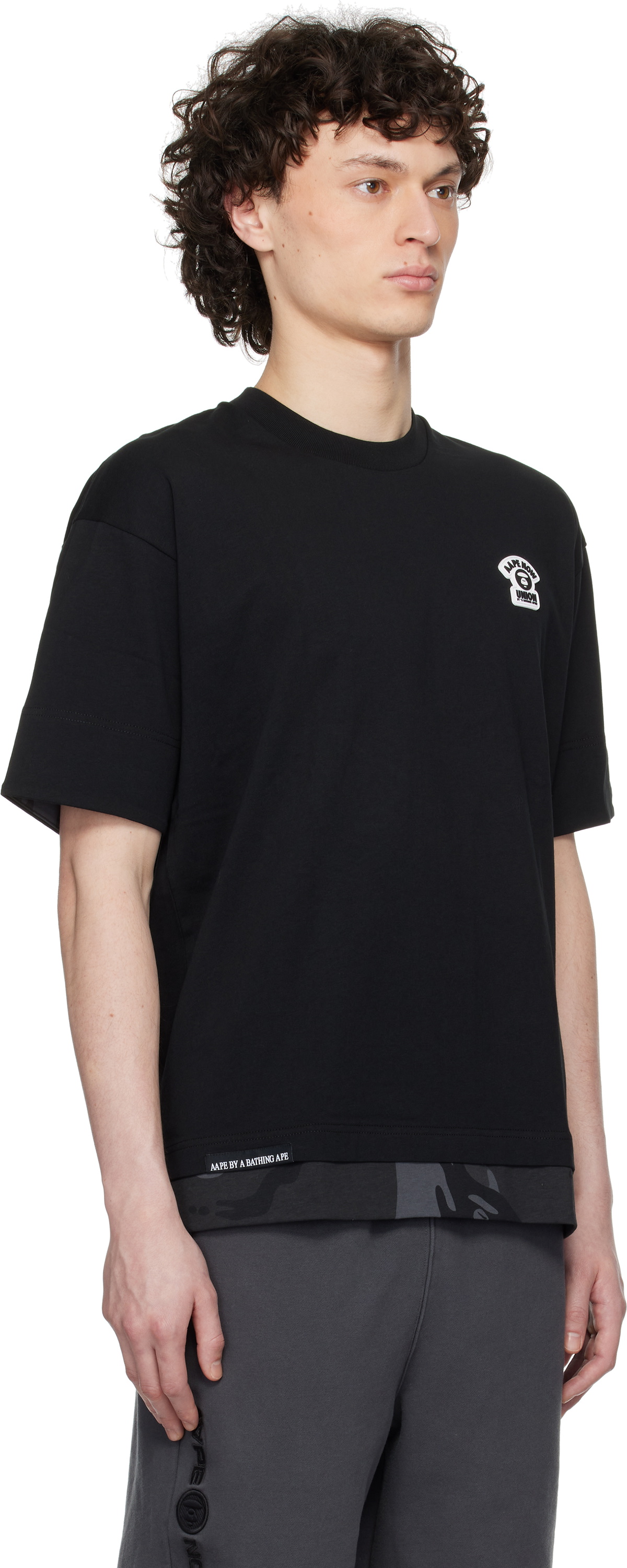 AAPE by A Bathing Ape Black Fancy Main T-shirt AAPE by A Bathing Ape