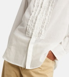 Nili Lotan Nathael ruffled cotton poplin shirt