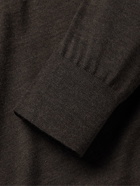 Theory - Wool Polo Shirt - Brown