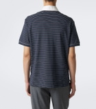 Dunhill Striped cotton piqué polo shirt