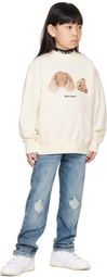 Palm Angels Kids Off-White Bear Sweatshirt