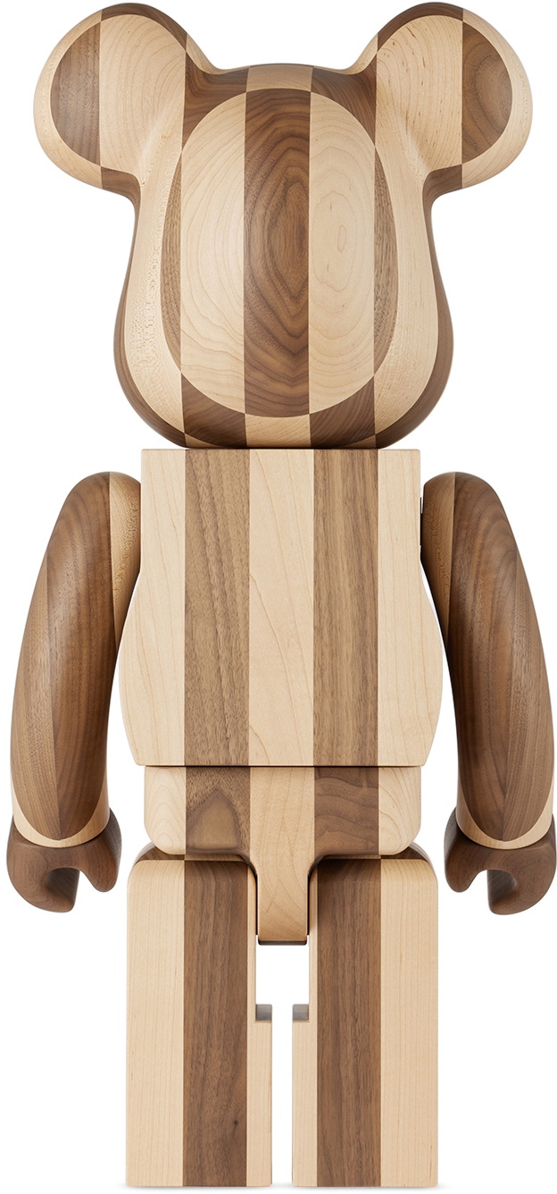 MEDICOM TOY - BE@RBRICK カリモク LONGITUDINAL CHESS 400％ Bearbrick Karimoku LONGITUDINAL CHESS 400% Wood Vertical