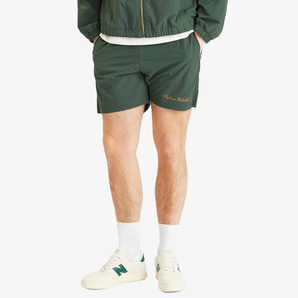 Palmes Men's Global Tennis Shorts in Dark Green