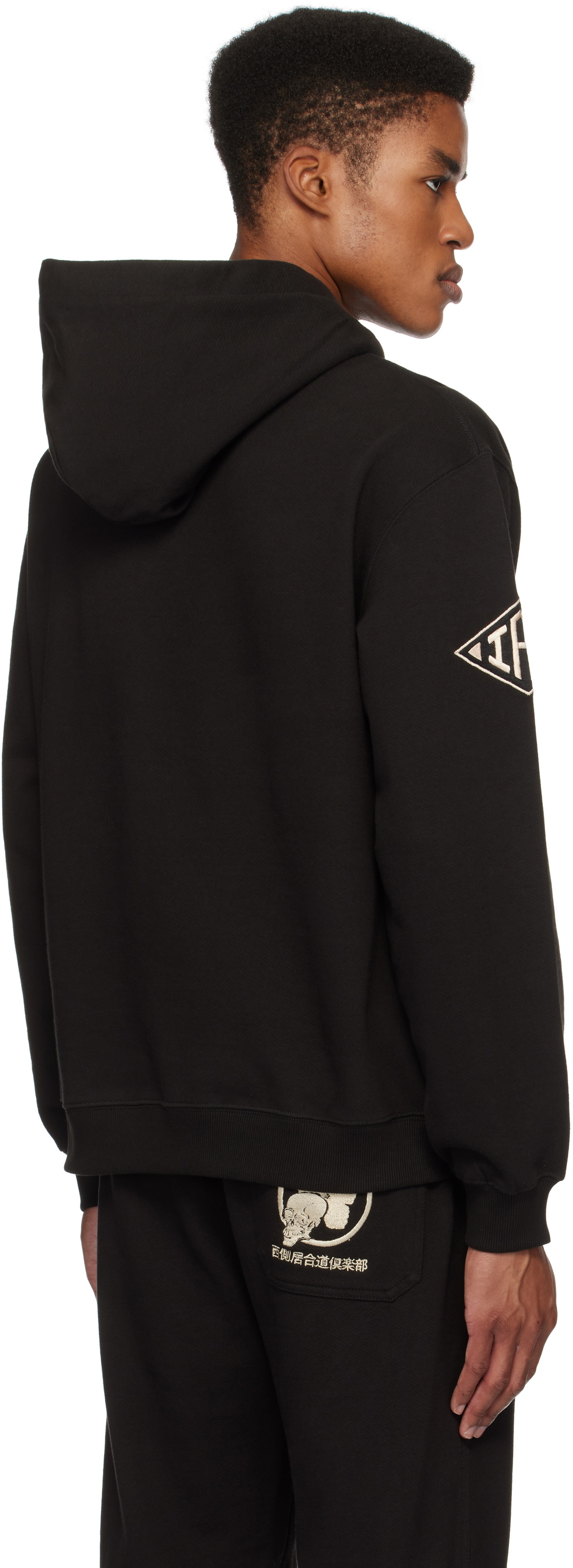 Maharishi Black Nishigawa Iaido Club Edition Kamon Hoodie
