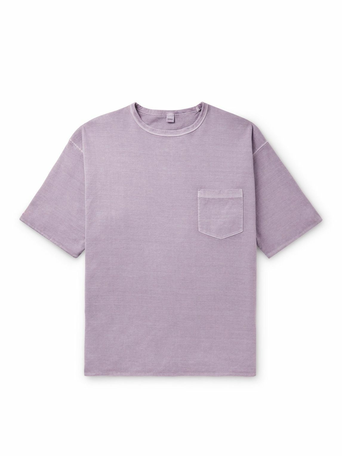 Photo: Aspesi - Cotton-Jersey T-Shirt - Purple