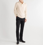 TOM FORD - Slim-Fit Cashmere and Silk-Blend Polo Shirt - Neutrals