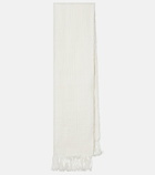 The Row Kastel linen scarf