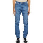 AMI Alexandre Mattiussi Blue Ami Fit Jeans