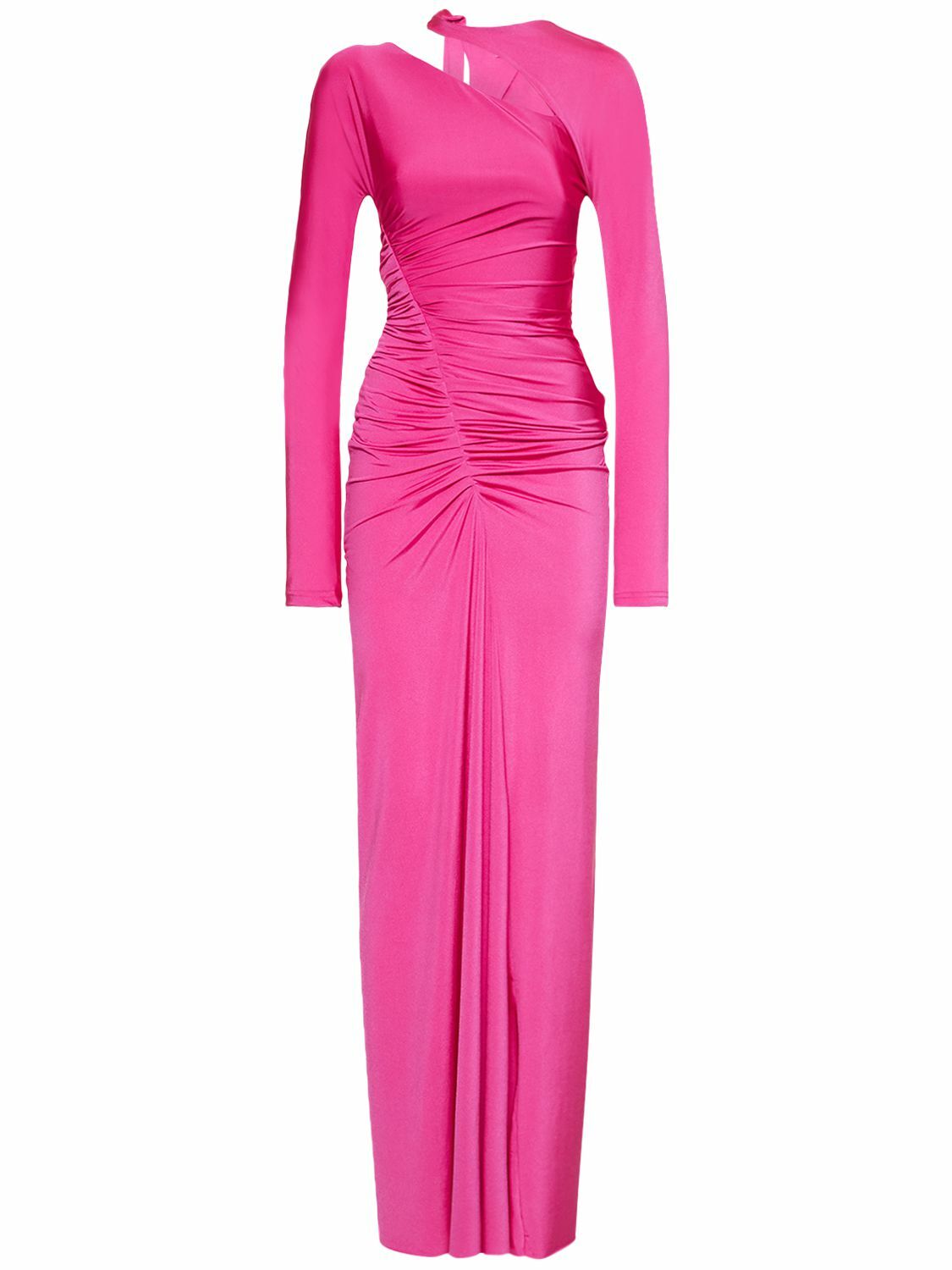 aubreigh wyatt birthday dress Maison Margiela Black Asymmetric Midi Dress main image 1