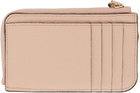 Chloé Pink Alphabet Zip Card Holder