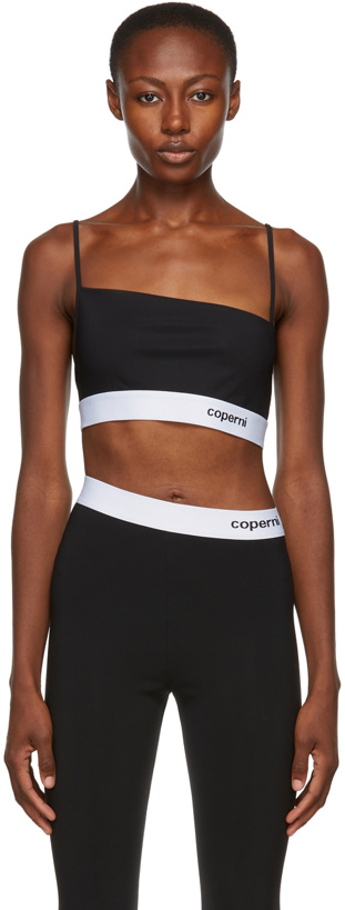 Photo: Coperni Black Logo Sports Bra