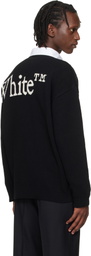 Off-White Black Bookish Knit Crewneck Sweater
