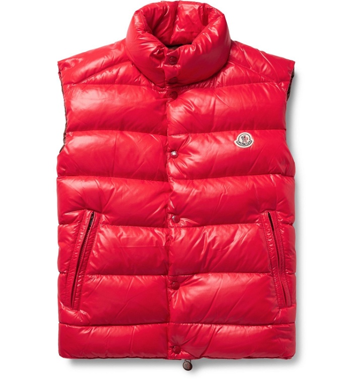 Photo: Moncler - Tib Quilted Shell Down Gilet - Red