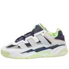 Adidas Men's Niteball Sneakers in White/Navy/Green