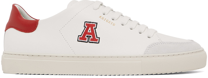 Photo: Axel Arigato White & Red Clean 90 College A Sneakers