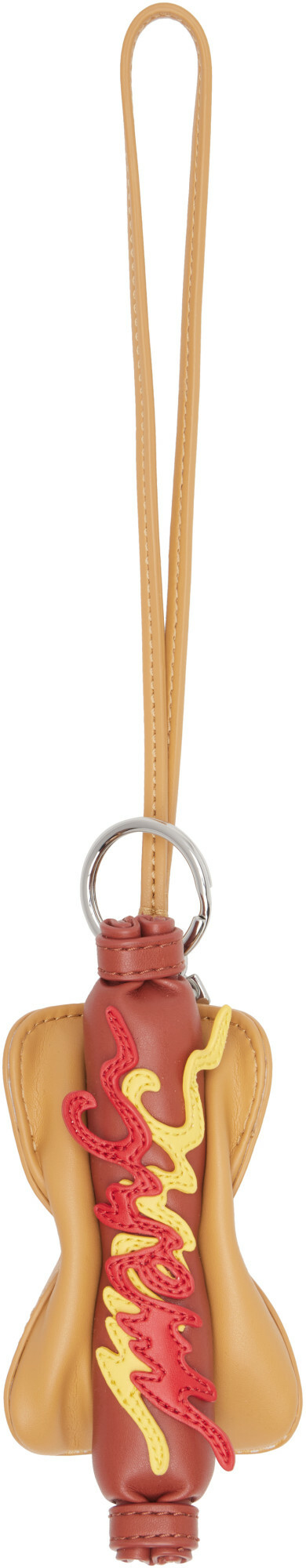 Marc Jacobs Brown Hot Dog Bag Charm