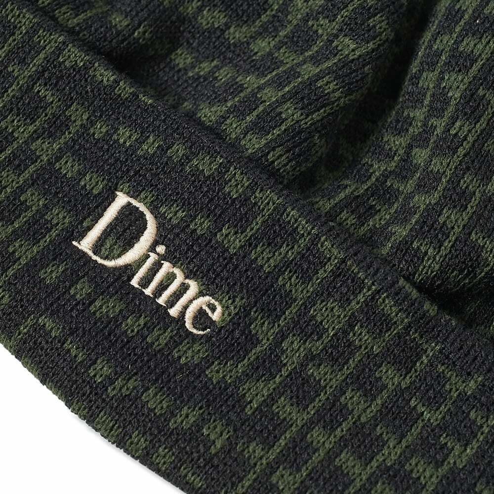 Dime Men's Classic Logo Warp Beanie in Dark Forest Dime