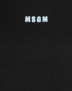 Msgm Womens Tank top in Black