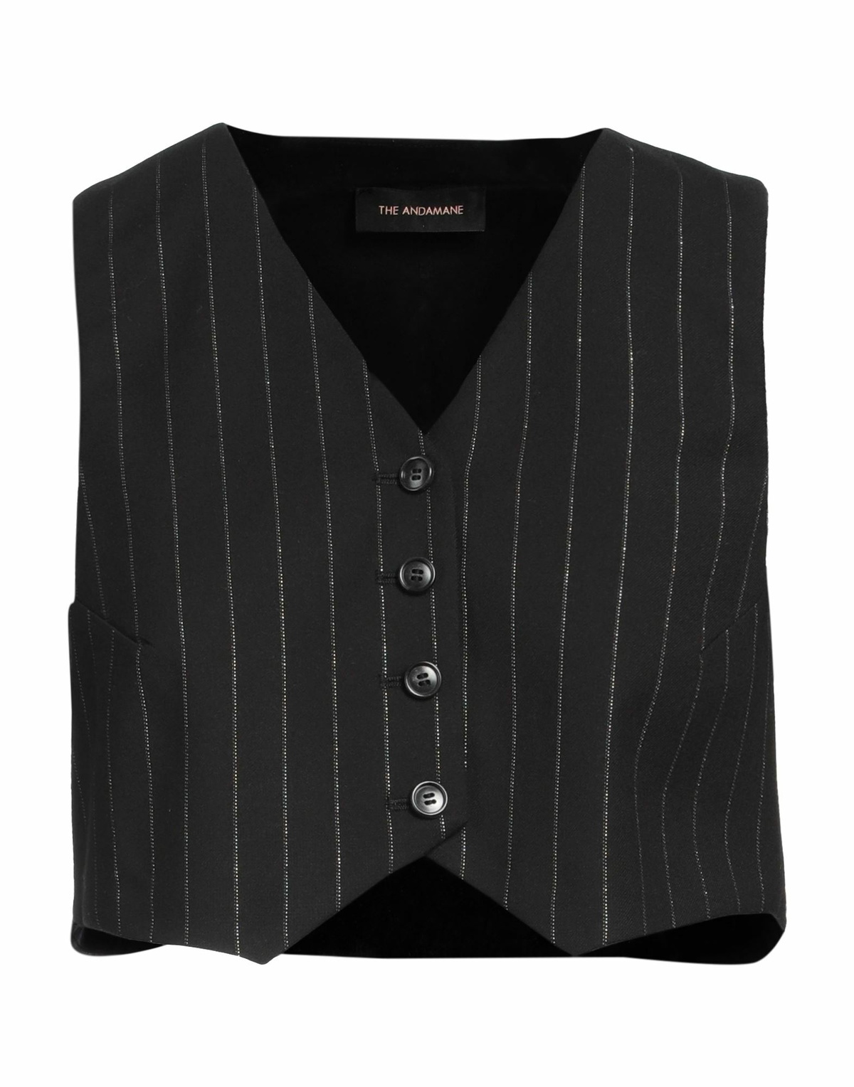 The Andamane Womens Tailored Vest in Black