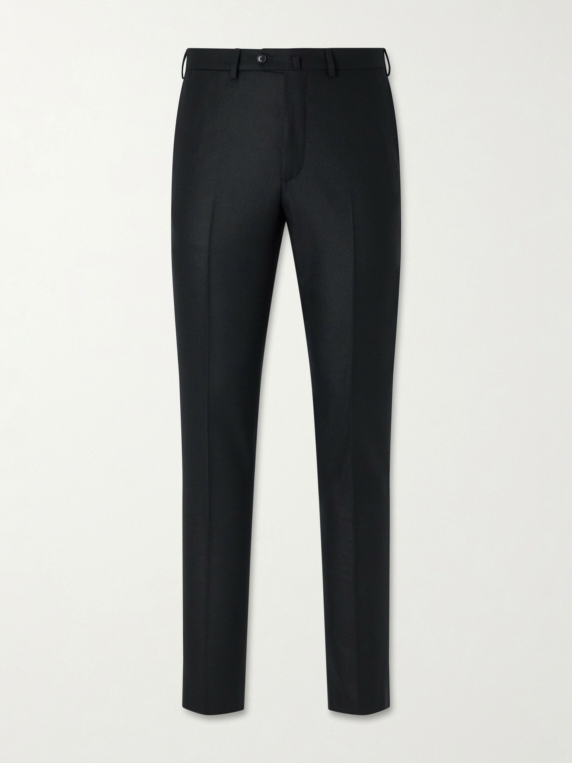 De Petrillo - Straight-Leg Wool and Cashmere-Blend Suit Trousers - Black