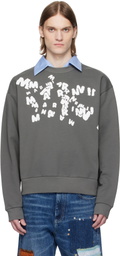 Marni Gray 'Marni' Caos Logo Sweatshirt