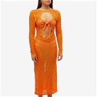 House Of Sunny Women's The Capture Knit Dress in Oj
