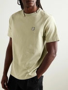 Maison Kitsuné - Logo-Appliquéd Cotton-Jersey T-Shirt - Green