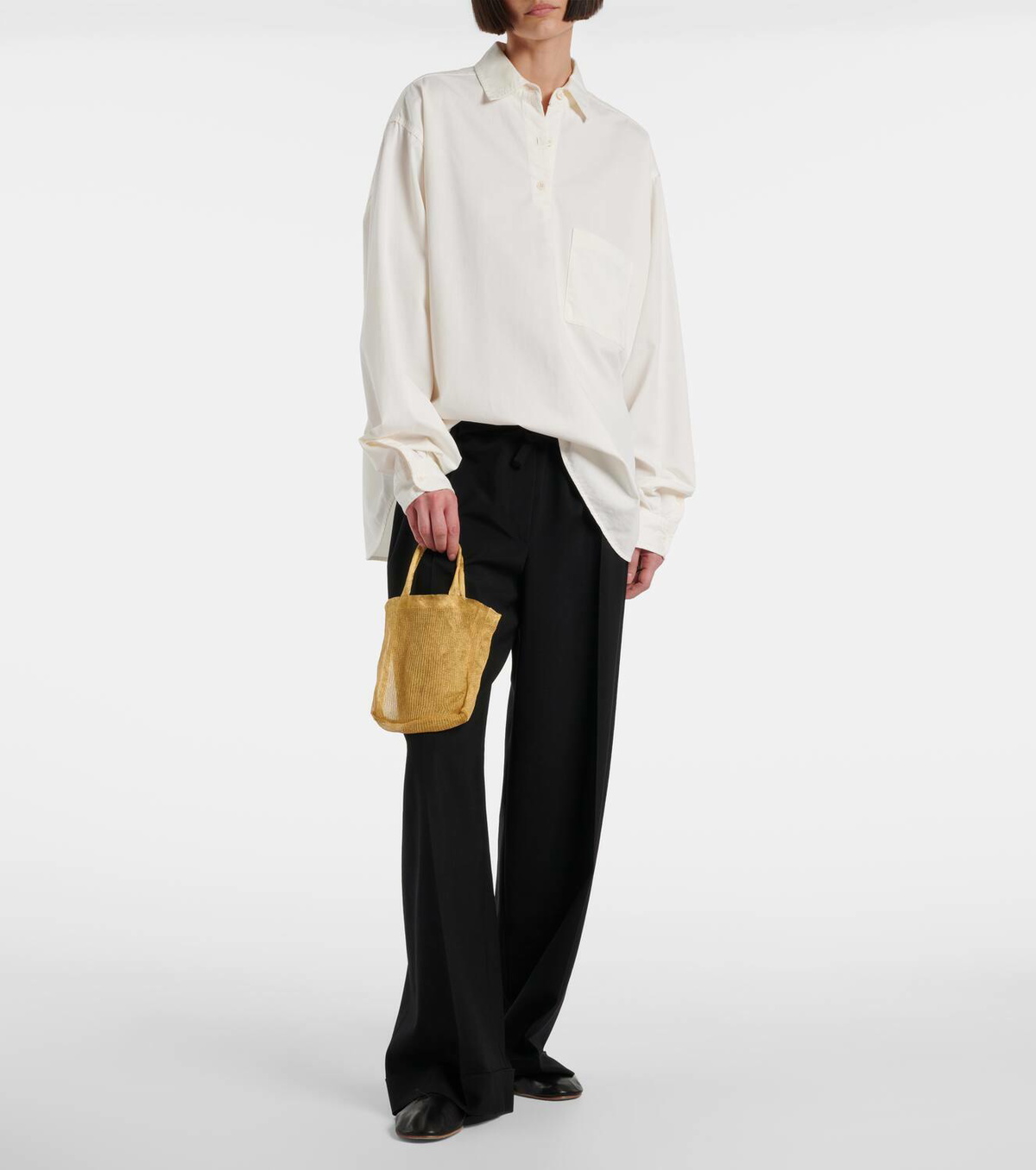 トートバッグ The Row Mini Tote Bag Imogen In Gold-Plated Brass The Row Mini Tote Bag Imogen in gold-plated brass | TheDoubleF
