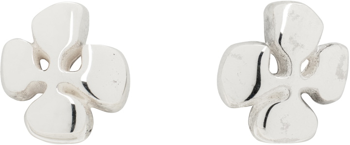 Photo: MAPLE Silver Cross Stud Earrings
