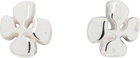 MAPLE Silver Cross Stud Earrings