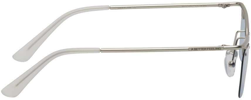 A BETTER FEELING Silver M015 Sunglasses