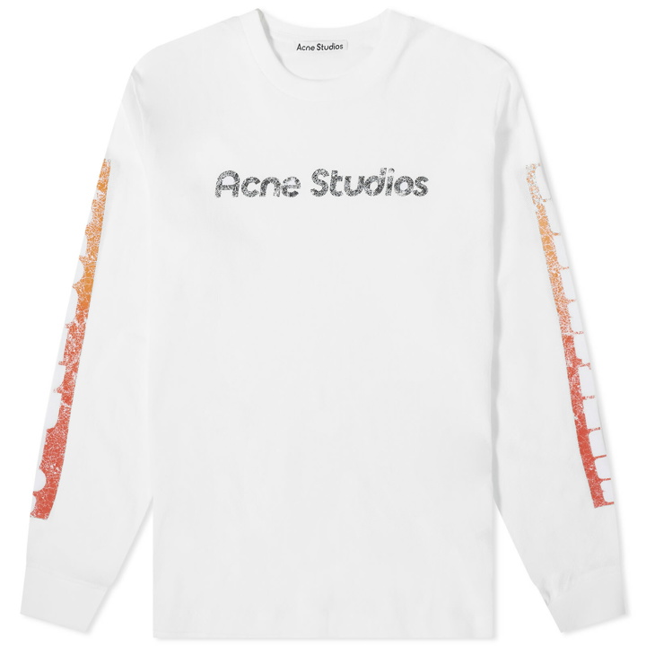 Photo: Acne Studios Men's Etez Sports Long Sleeve T-Shirt in Optic White