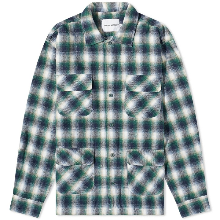 Photo: General Admission Men's Four Pocket Shirt in Green