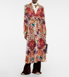 Etro - Printed velvet robe