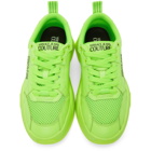 Versace Jeans Couture Green Logo Low-Top Sneakers
